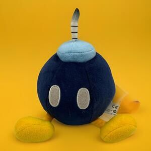 2017 Nintendo Little Buddy LLC Super Mario Bros Bob-omb Bomb Plush Doll 6 inch